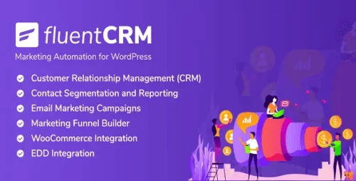 FluentCRM Pro GPL v2.9.45 – Email Marketing Automation For WP